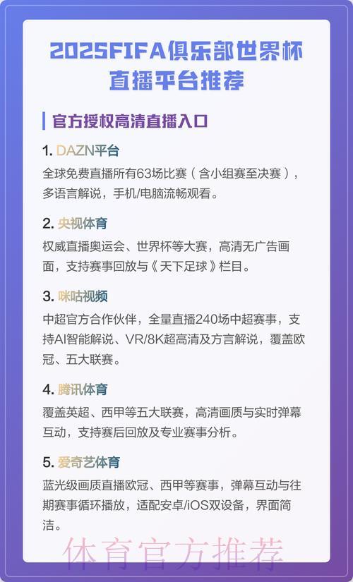 精选免费高清世界杯电脑在线直播平台推荐