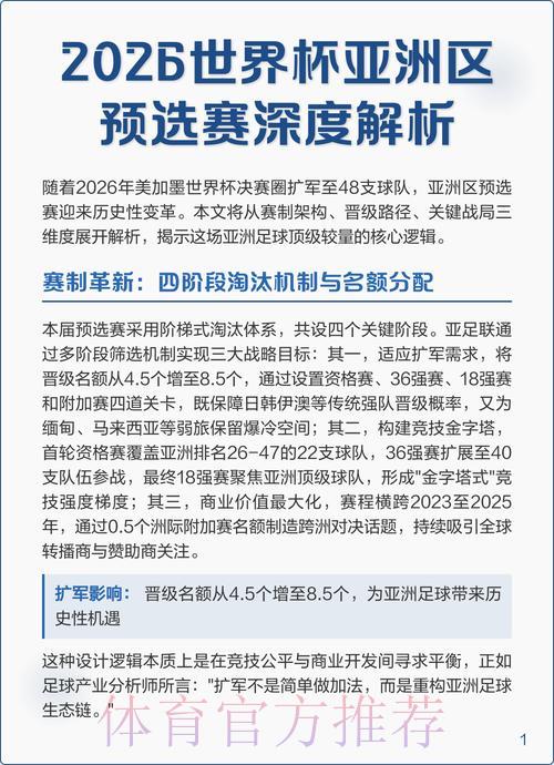 2026年世界杯赛场战术全面深度剖析 2026年世界杯赛场战术全面深度剖析